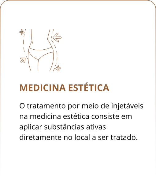 Uma imagem da barriga de uma mulher com as palavras medicina estética nela.